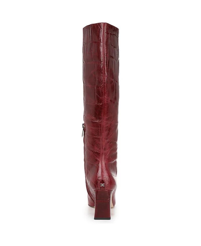 Sam Edelman Sylvia Snip-Toe Knee-High Dress Boots