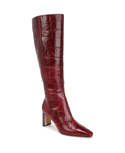 Sam Edelman Sylvia Snip-Toe Knee-High Dress Boots