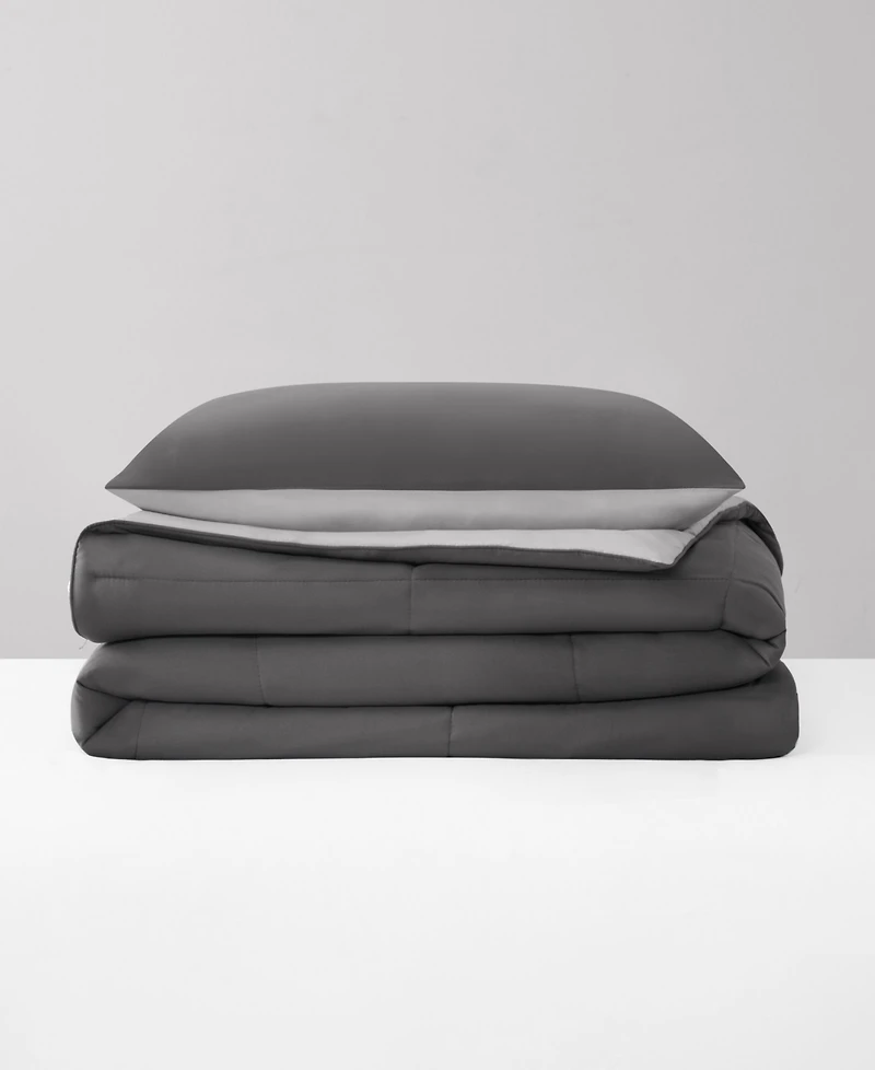 Lucky Brand Box Stitch Reversible 2-Pc. Comforter Set, Twin/Twin Xl