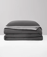 Lucky Brand Box Stitch Reversible 2-Pc. Comforter Set, Twin/Twin Xl