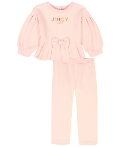 Juicy Baby Girls 2-Piece Top and Pant Set