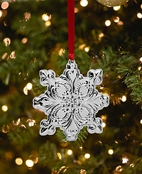 Wallace 2025 Sterling Silver Grande Baroque Snowflake Ornament, 28th Edition