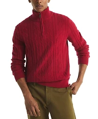 Nautica Men's Cable Long Sleeve Sweater