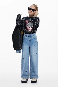 Desigual Girls Girls's Mickey sequin T-shirt