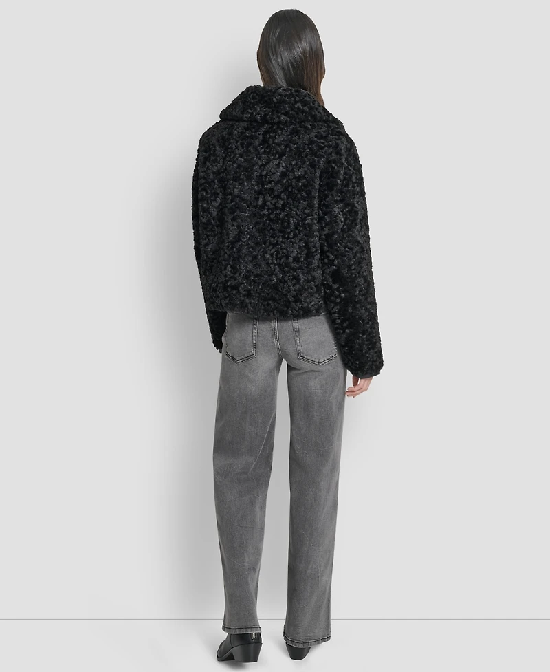 Dkny Women's Long Sleeve Zip Up Jacket