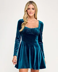 Seni & Cade Junior's Long Sleeves Short Dress