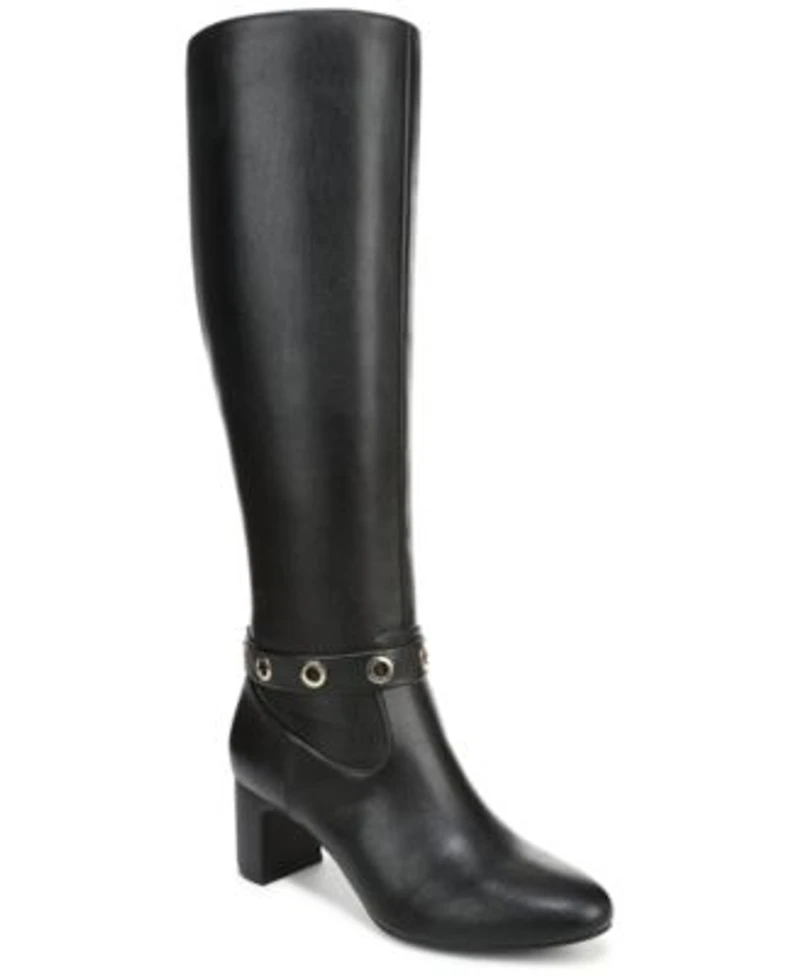 Lifestride Womens Tansy Zipper Tall Boots Regular Wide Calf