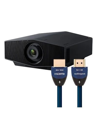 Sony Bravia Projector 7 4K Hdr Laser Home Theater Projector with AudioQuest Sky 48 3m Hdmi Cable