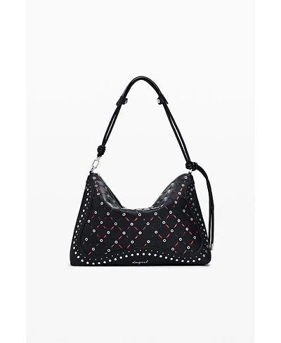 Desigual Women's Medium cut-out faux leather bag