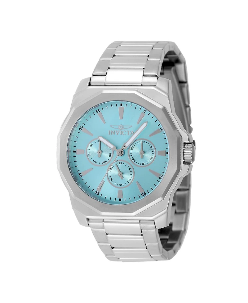 Invicta Men's 48913 Speedway Quartz 3 Hand Tiffany Blue Dial Watch