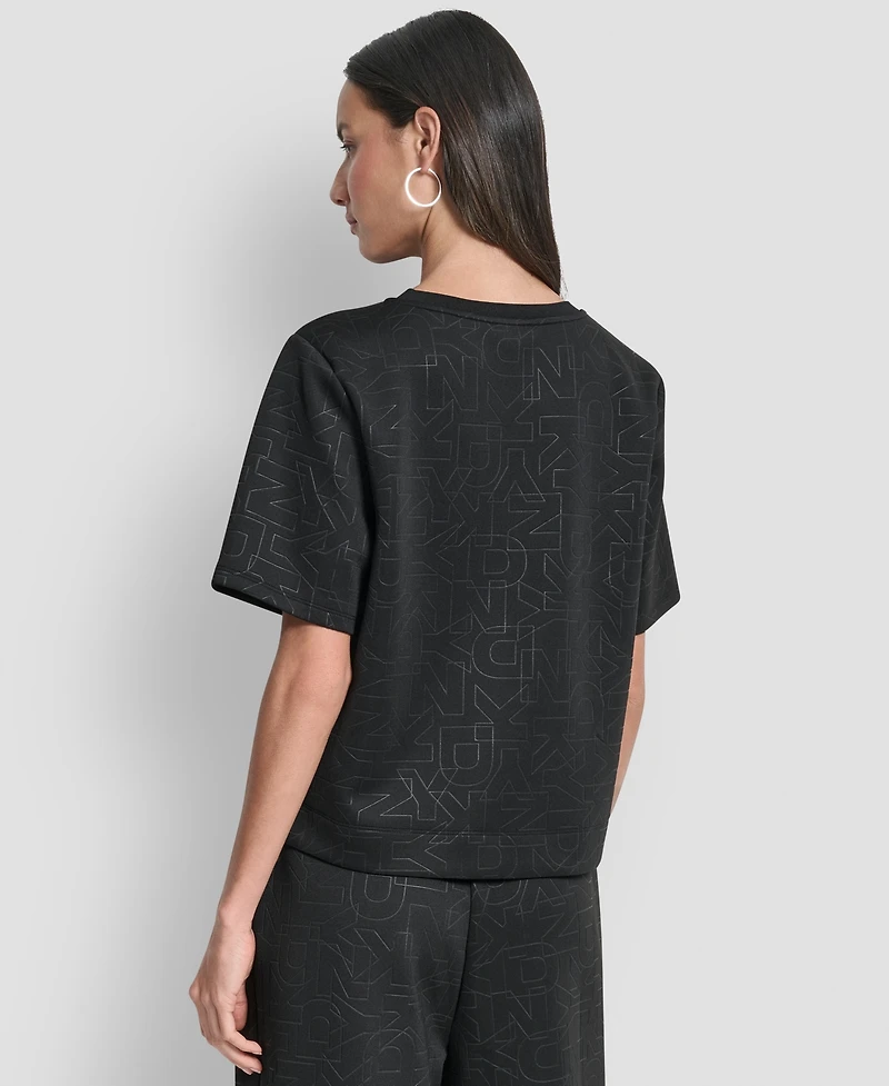 Dkny Women's Short Sleeve Crewneck T-Shirt