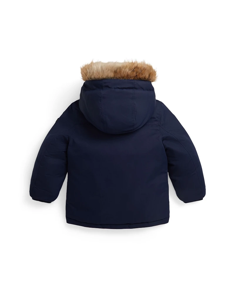 Polo Ralph Lauren Toddler and Little Boys 2-7 Faux-Fur-Trim Down Parka