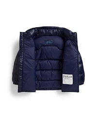 Polo Ralph Lauren Toddler and Little Boys Glossed Hooded Down Jacket