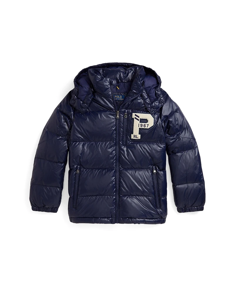 Polo Ralph Lauren Big Boys Glossed Hooded Down Jacket