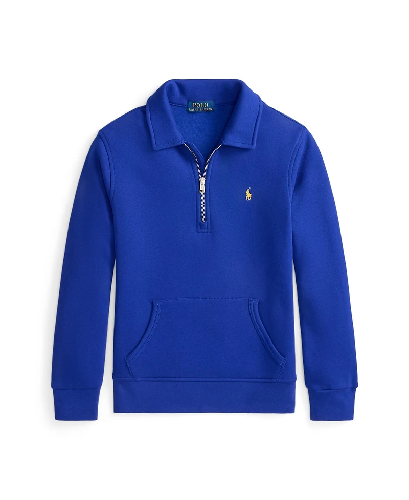 Polo Ralph Lauren Big Boys Fleece Quarter-Zip Pullover Sweatshirt