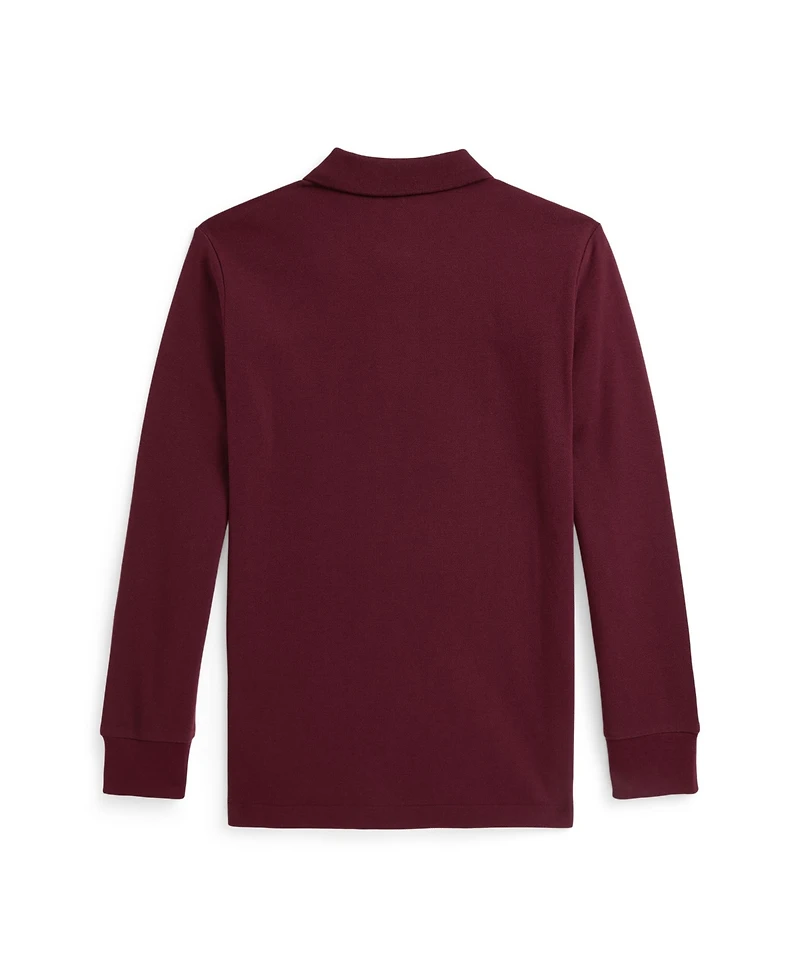 Polo Ralph Lauren Big Boys Cotton Mesh Long Sleeve Shirt