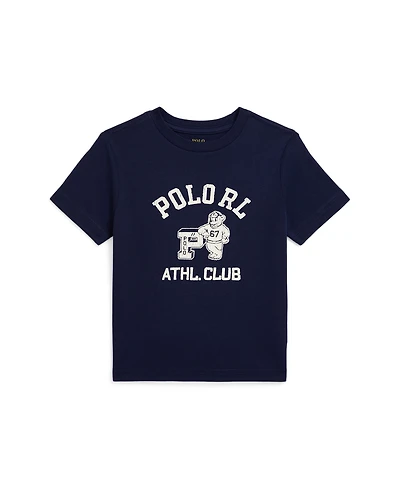 Polo Ralph Lauren Toddler and Little Boys Logo Cotton Jersey T-Shirt