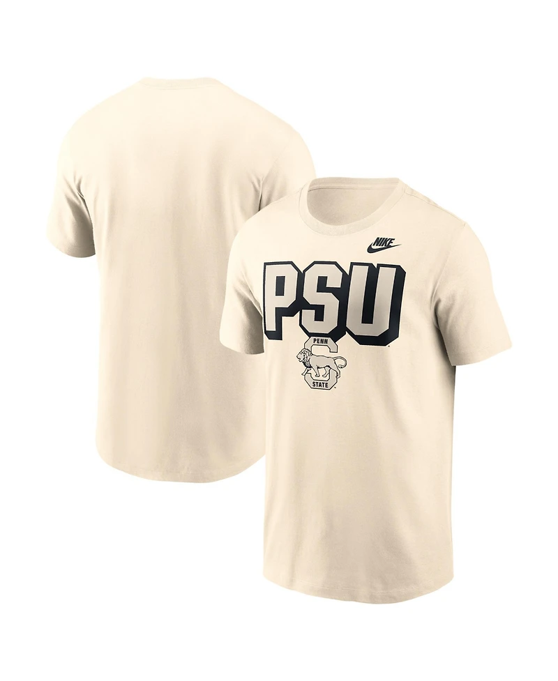 Nike Men's Natural Penn State Nittany Lions Fashion Bold T-Shirt