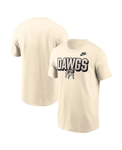 Nike Men's Natural Georgia Bulldogs Fashion Bold T-Shirt