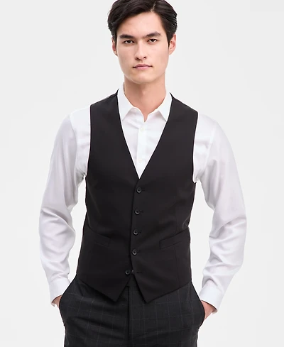 Kenneth Cole Reaction Men's Slim-Fit Techni-Cole Suit Separates Vest