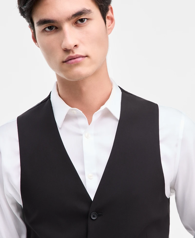 Kenneth Cole Reaction Men's Slim-Fit Techni-Cole Suit Separate Vest