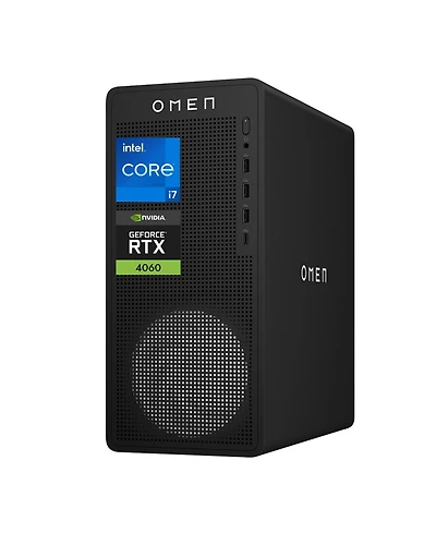 Hp Omen 16L Gaming Tower Desktop Intel Core i7 14700F 8GB Ram Nvidia GeForce Rtx 4060 512GB Ssd Storage Windows 11 Home - Black