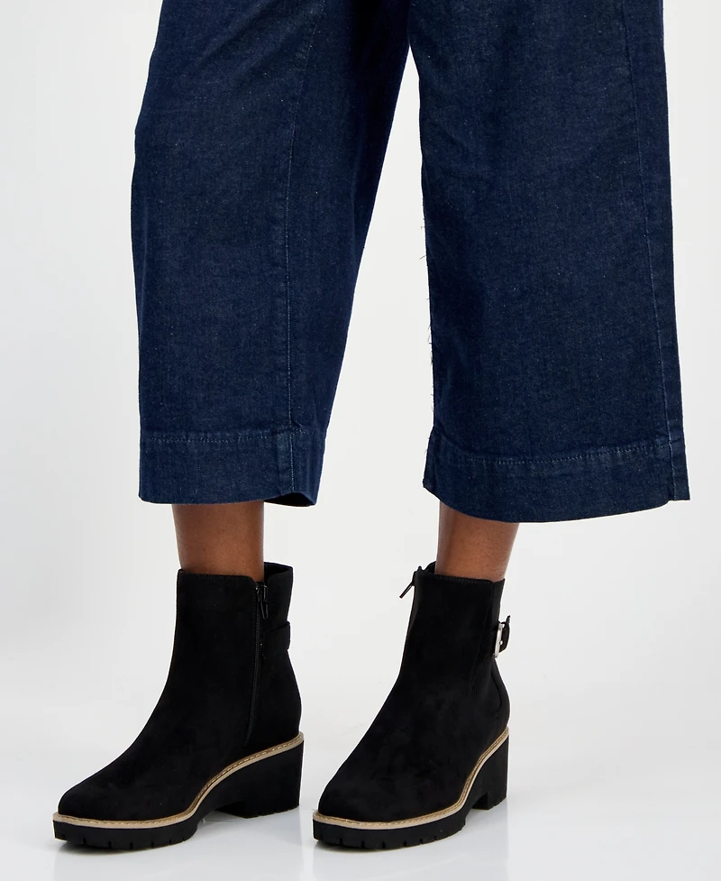 Style & Co Women's Vaill Lug Wedge Booties, Macy's Exclusive