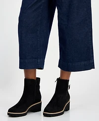 Style & Co Women's Vaill Lug Wedge Booties, Macy's Exclusive