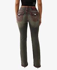 True Religion Women's Becca Super T Bootcut Flap Jeans
