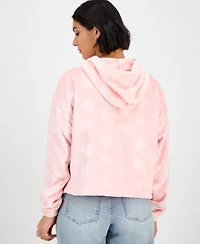 Grayson Threads, The Label Juniors' Embossed Sherpa Hoodie