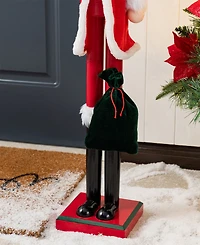 Glitzhome 42" Wooden Christmas Santa Nutcracker