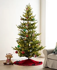 Glitzhome 48" Christmas Tree Skirt with Bows