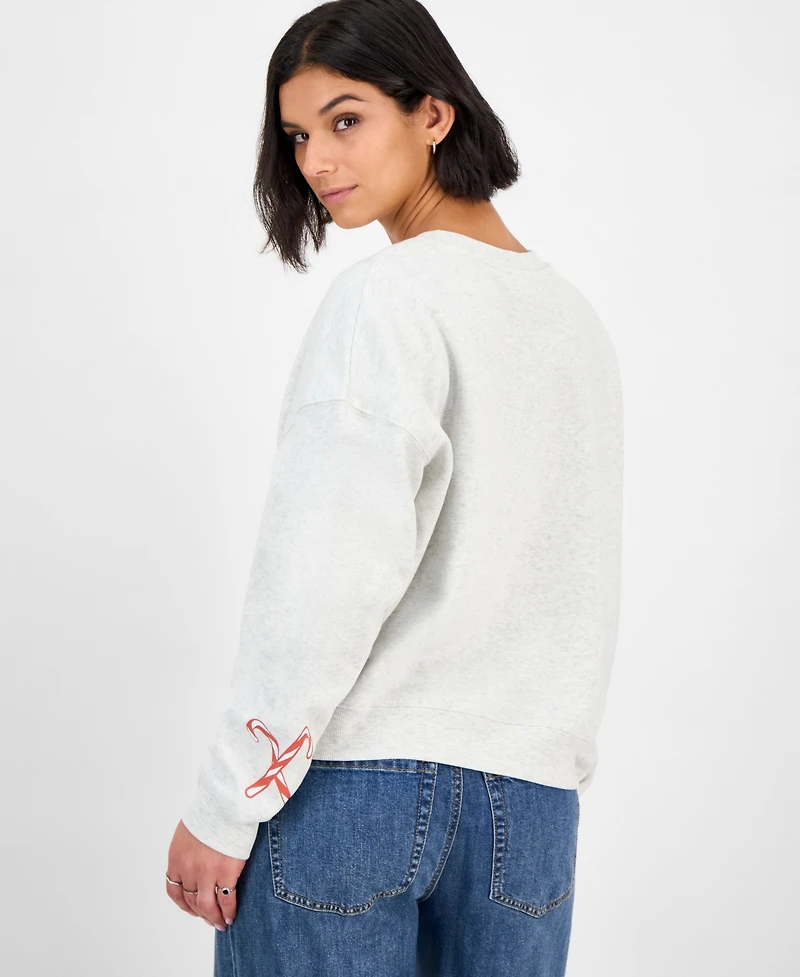 Grayson Threads, The Label Juniors' Betty Boop Christmas Fleece Sweatshirt