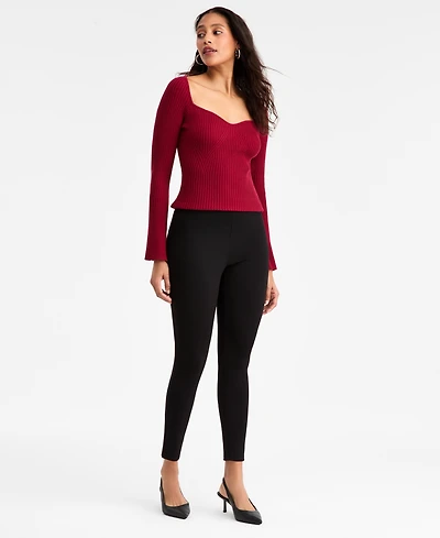Bar Iii Women's Skinny Pull-On Leggings, Macy's Exclusive