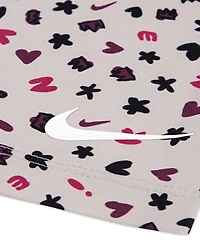 Nike Little Girls 2-Piece Essentials Top and Allover Print Femme Leggings Set