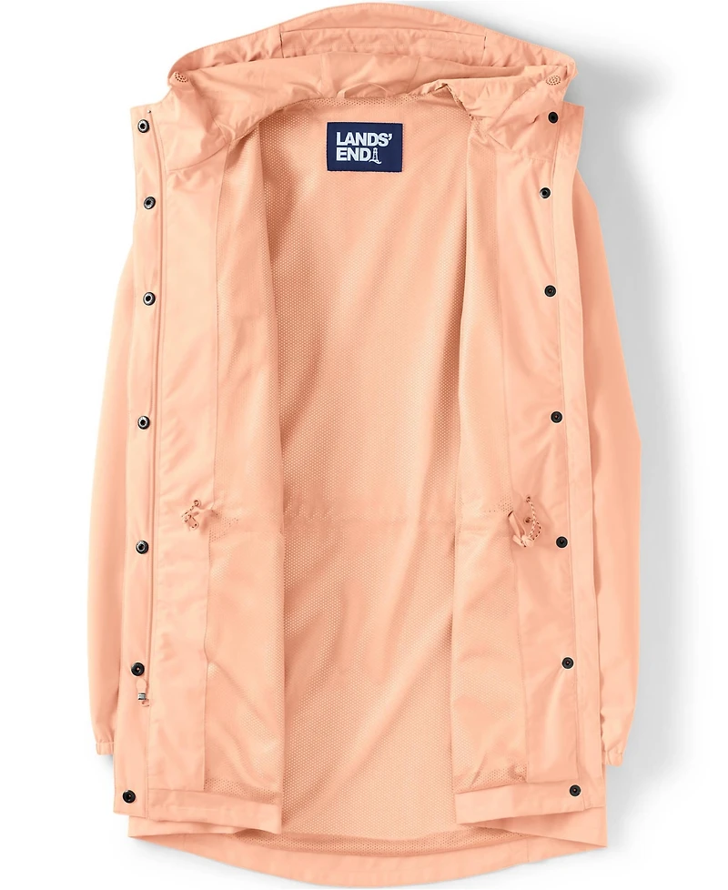 Lands' End Women's Squall Packable Waterproof Raincoat