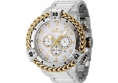 Invicta Men's 48156 Bolt Quartz Chronograph Silver Dial Watch