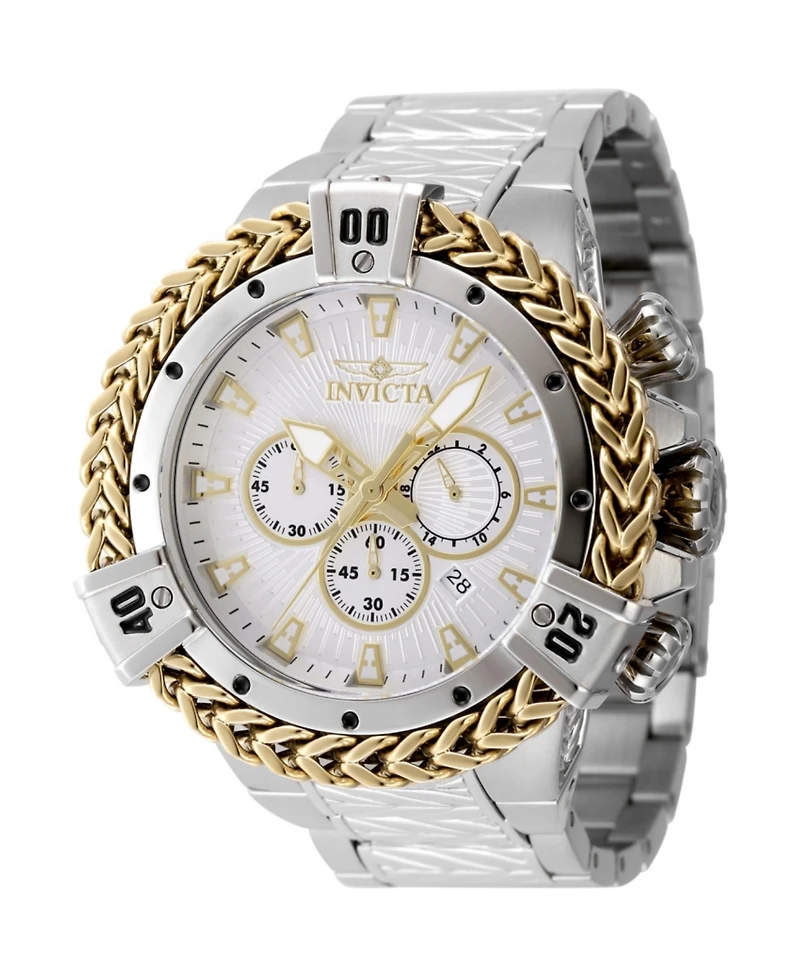 Invicta Men's 48156 Bolt Quartz Chronograph Silver Dial Watch