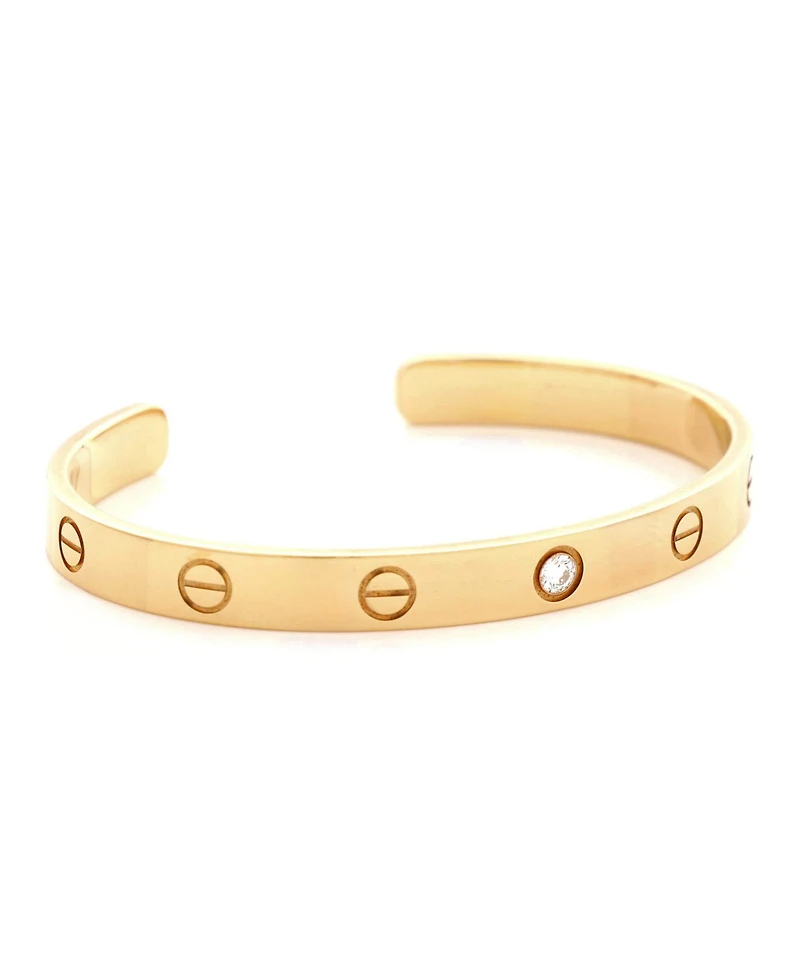 Pre-Owned Cartier Love 1 Diamond Cuff Bracelet