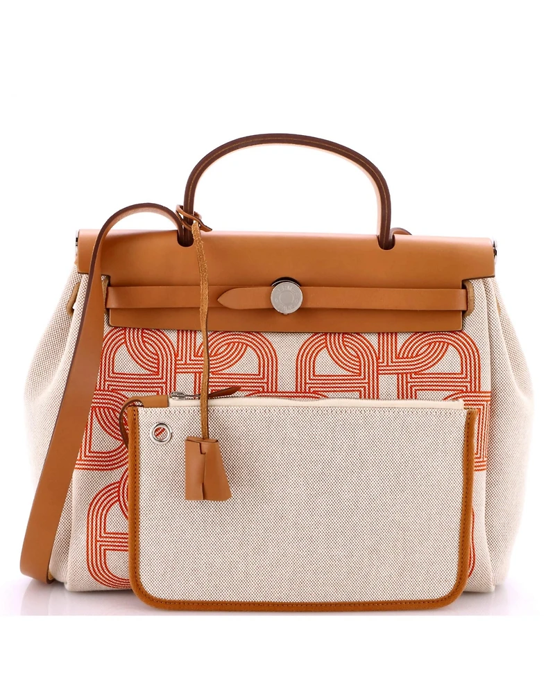 Pre-Owned Hermes 31 Herbag Zip Circuit 24 Vache Hunter and Leather