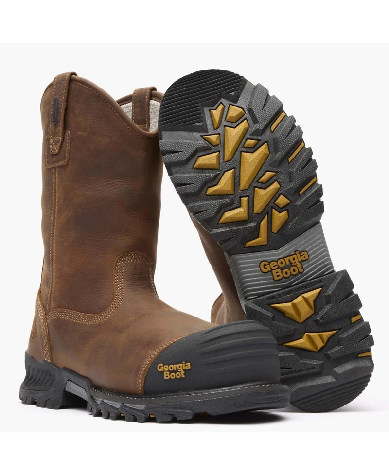 Georgia Boot Men's Rumbler Composite Toe Waterproof Pull-on Work