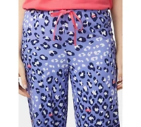 Hue Women's Shady Leopard Print Long Pajama Pants