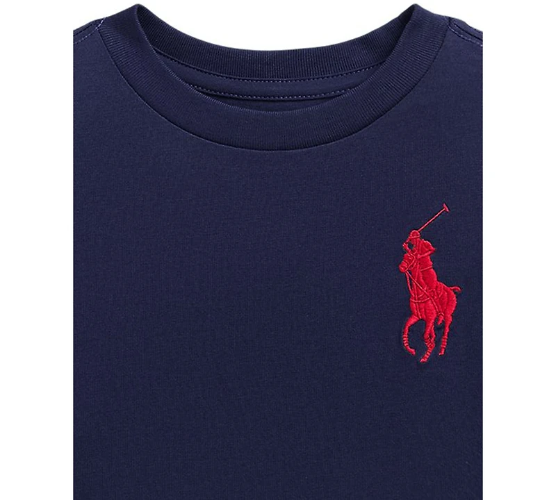Polo Ralph Lauren Toddler and Little Boys Big Pony Cotton Jersey T-shirt