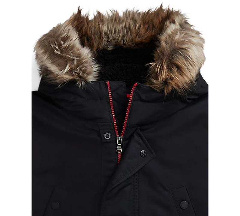 Polo Ralph Lauren Big Boys Faux-Fur-Trim Down Parka