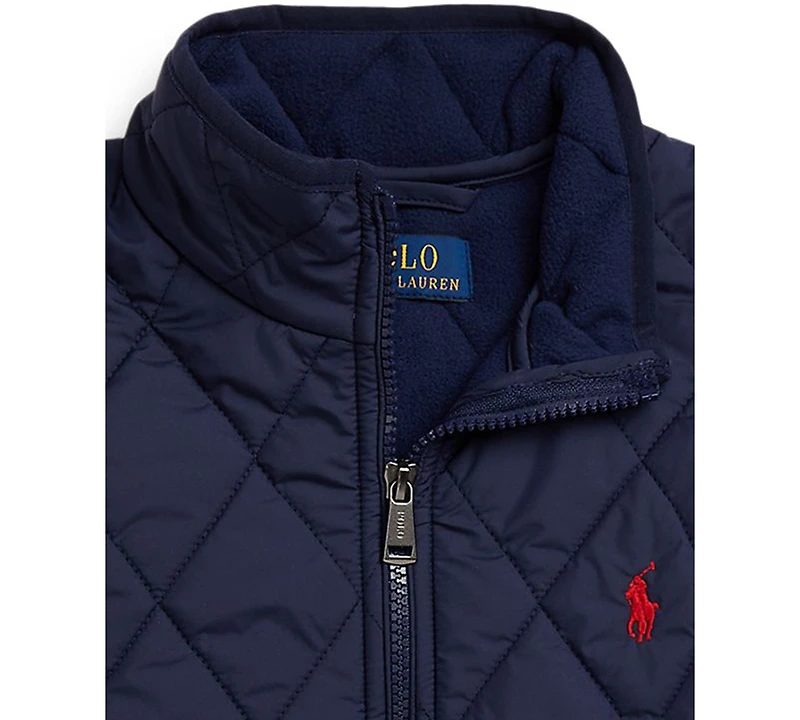 Polo Ralph Lauren Big Boys Fleece-Lined Quilted Vest