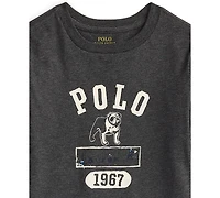 Polo Ralph Lauren Toddler and Little Boys Cotton Jersey Graphic Long Sleeve T-Shirt