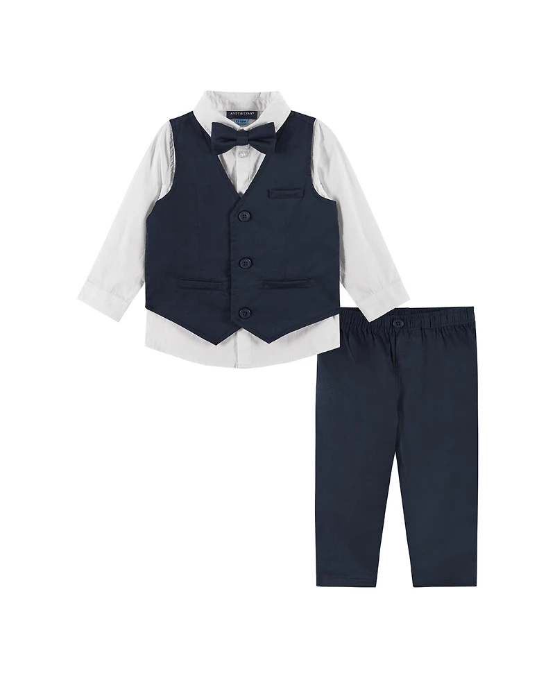 Andy & Evan Infant Boys Bowtie Vest Set