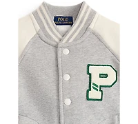 Polo Ralph Lauren Toddler and Little Boys 2-Piece Fleece Baseball Jacket Jogger Pants Set