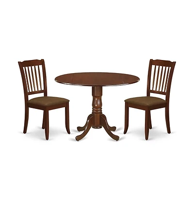 East West Furniture Dining Room Set Mahogany