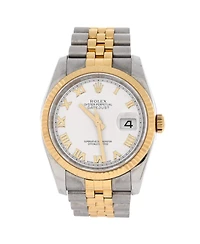 Pre-Owned Rolex Oyster Perpetual Datejust Automatic Watch in Stainless Steel and Gold 36mm
